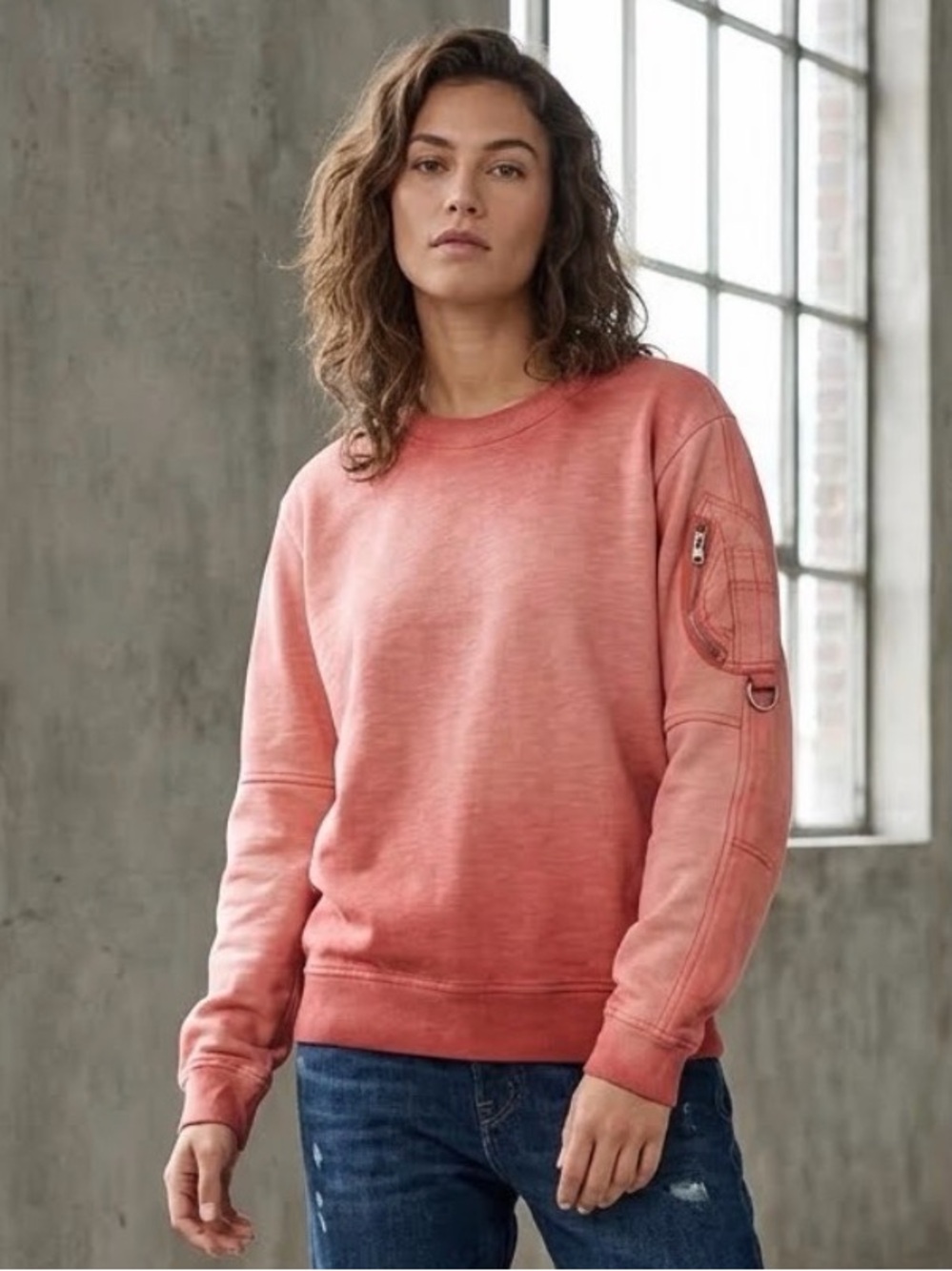 G Star Raw Sweatshirt with Sleeve Pocket